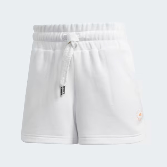 ADIDAS x STELLA MCCARTNEY Women’s Cotton Sweat Shorts in White Size Medium - Picture 1 of 7